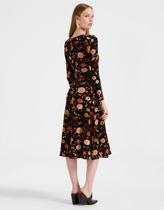 Vaudeville Dress La DoubleJ: Botticelli Black DRE0772VEL006