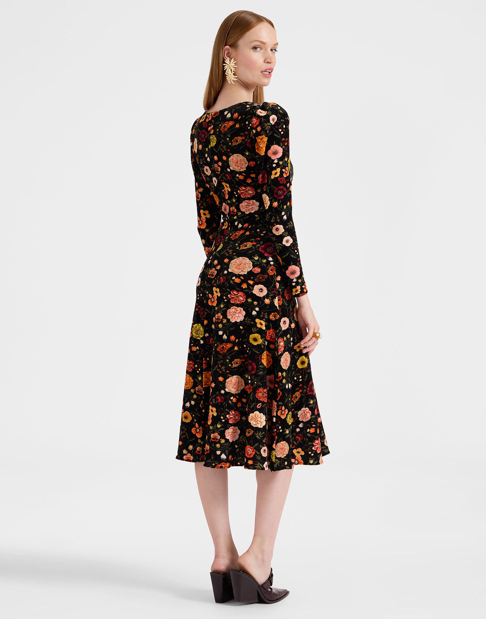 Vaudeville Dress La DoubleJ: Botticelli Black DRE0772VEL006