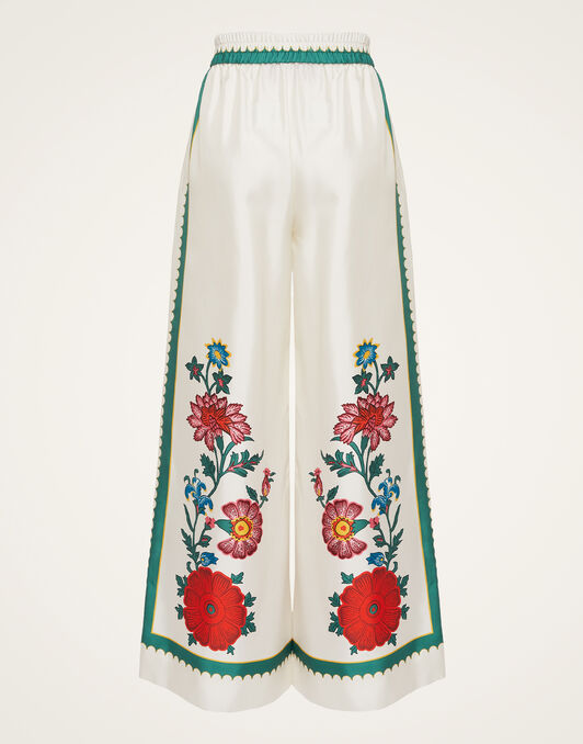 Palazzo Pants La DoubleJ: Dragonflower Placée Multicolor TRO0026SIL006