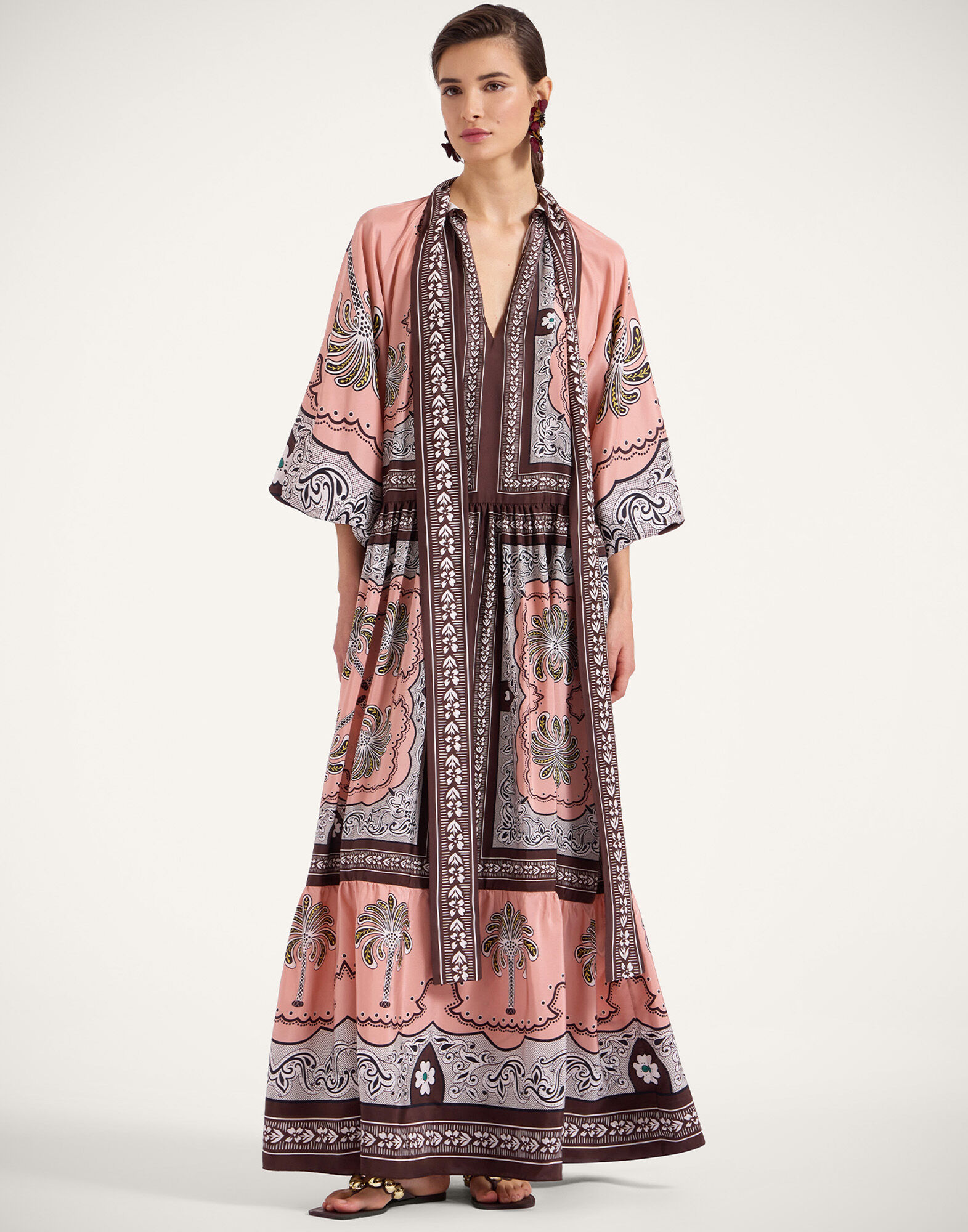 Women's Athena Dress in Mirage Placée Pink | La DoubleJ
