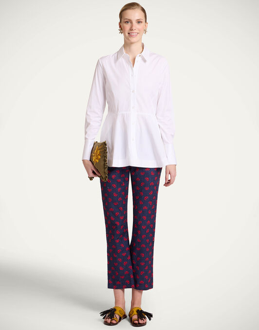 Iris Shirt La DoubleJ: Solid White Iris Shirt La DoubleJ: Solid White SHI0113COT064