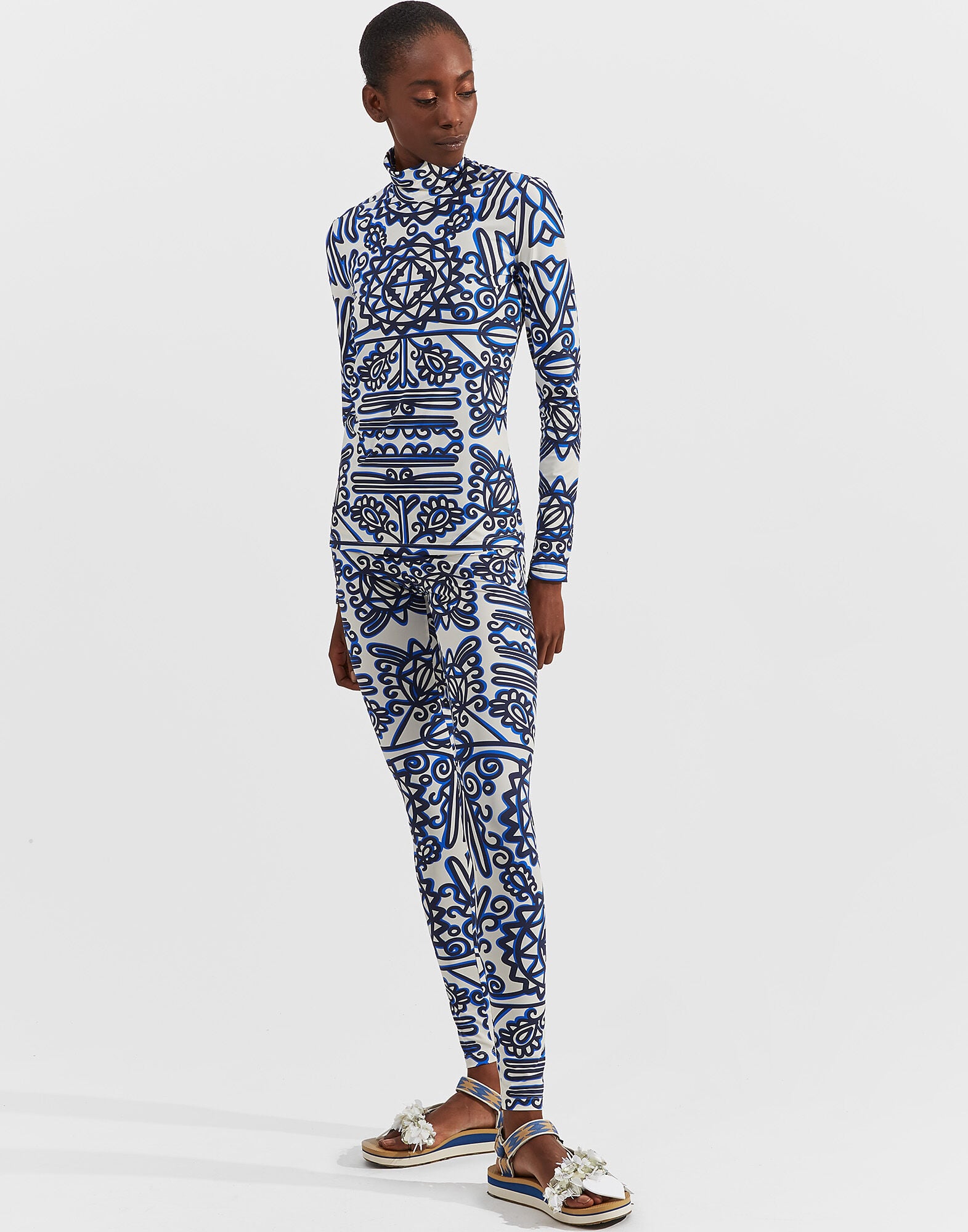 Leggings LaDoubleJ: Parnaveg Blu ldj-babe-patricia-andrea