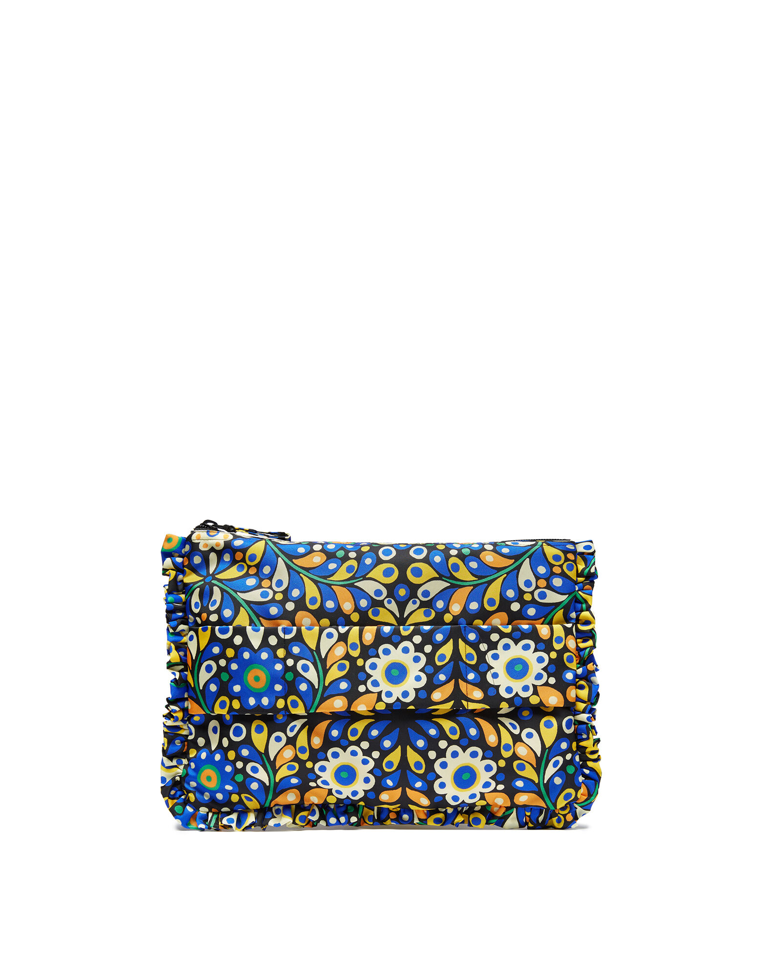 Hand Pochette La DoubleJ: Confetti Blu Hand Pochette LaDoubleJ: Confetti Blu BAG0002NYL001