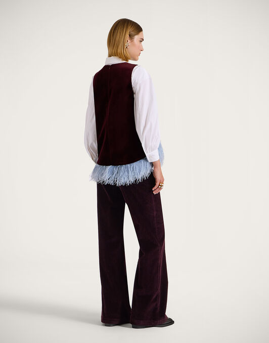 The Flare Pants La DoubleJ: Solid Purple The Flare Pants La DoubleJ: Solid Purple TRO0140VEL013