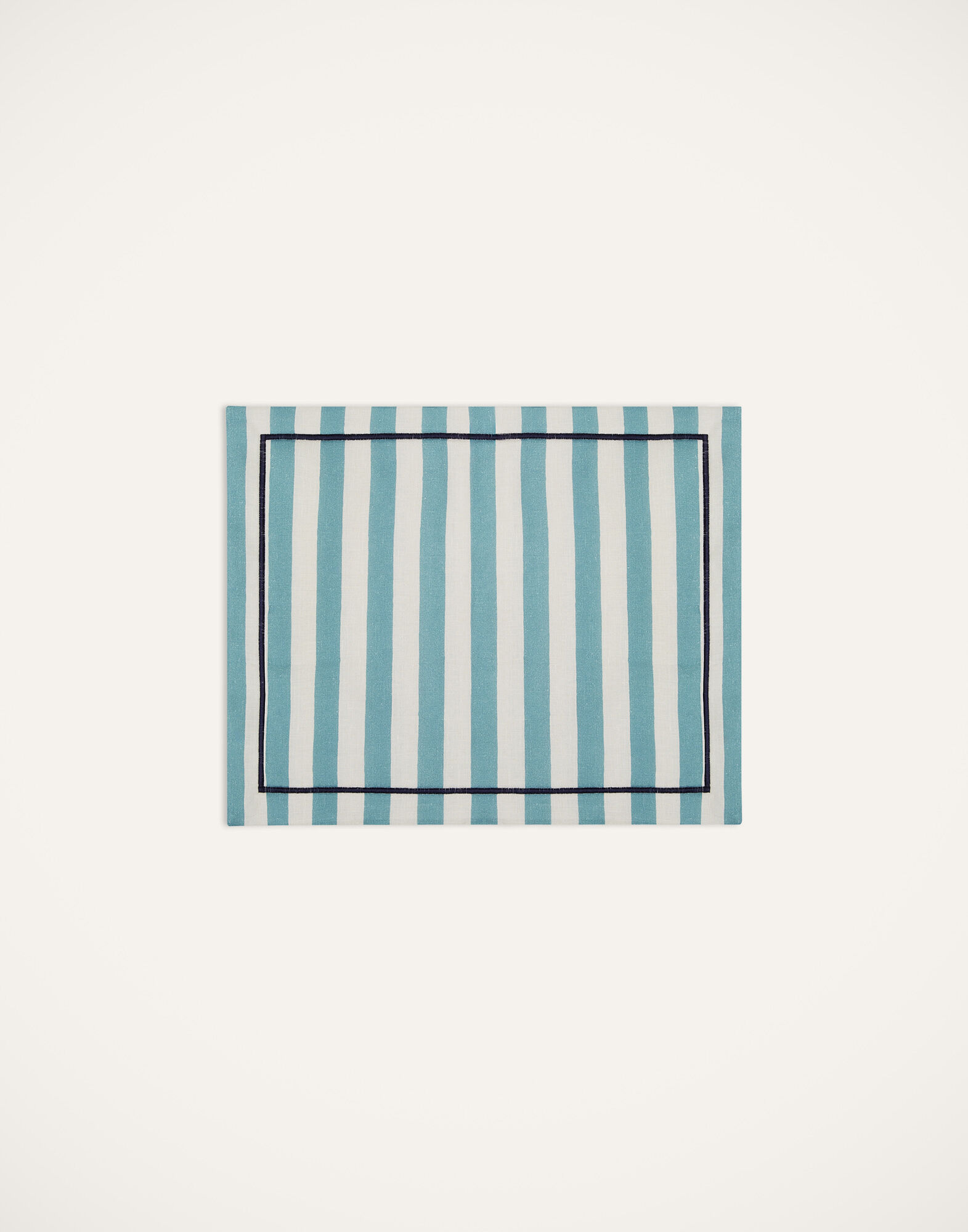 Placemat Set Of 2 La DoubleJ: Riviera Sky Blue Placemat Set Of 2 La DoubleJ: Riviera Sky Blue PMT0006LIN001