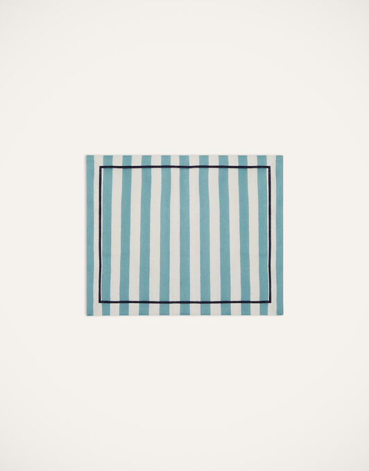 Placemat Set Of 2 La DoubleJ: Riviera Sky Blue Placemat Set Of 2 La DoubleJ: Riviera Sky Blue PMT0006LIN001