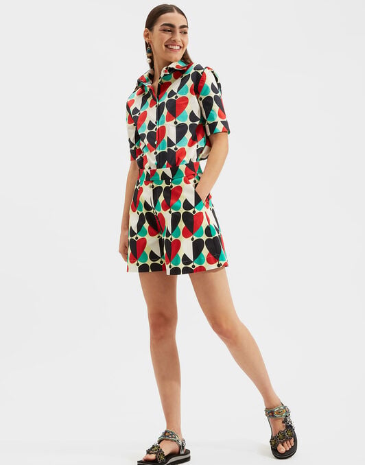 Clerk Shirt La DoubleJ: Farfalle Rosso Clerk Shirt LaDoubleJ: Farfalle Rosso SHI0020COT020