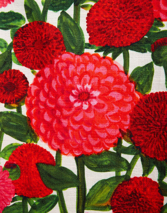 La Scala High Dress (With Feathers) La DoubleJ: Pink Dahlias La Scala High Dress (With Feathers) La DoubleJ: Pink Dahlias DRE0211COT005
