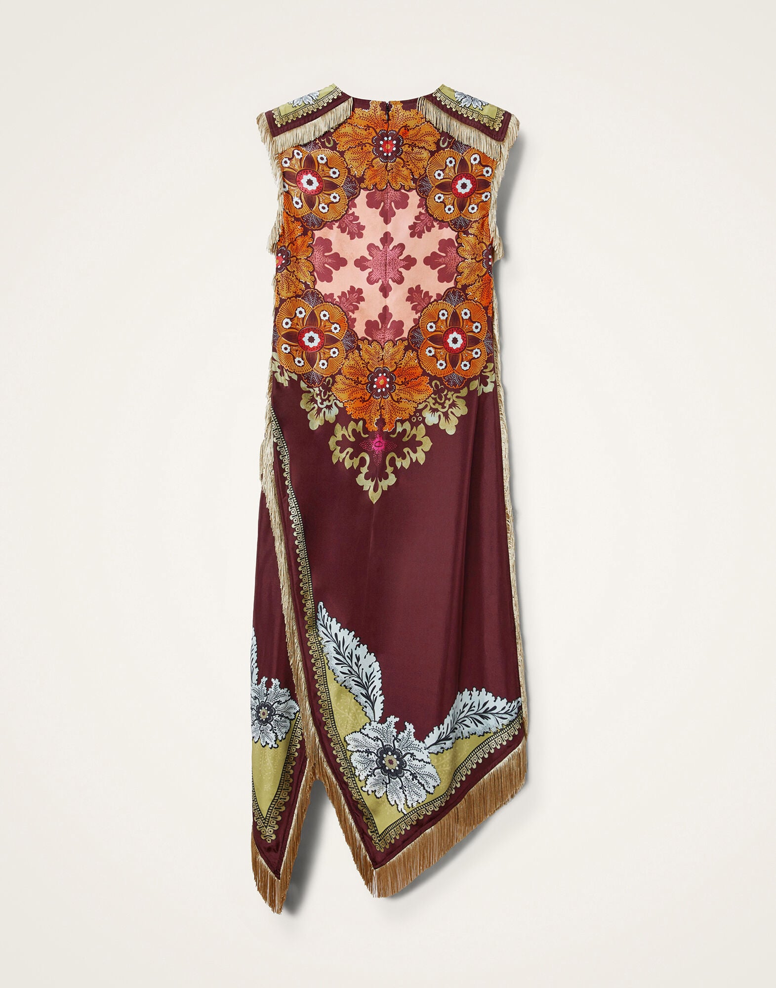 Scarf Dress La DoubleJ: Bounty Placée Burgundy Scarf Dress La DoubleJ: Bounty Placée Burgundy DRE0964SIL009