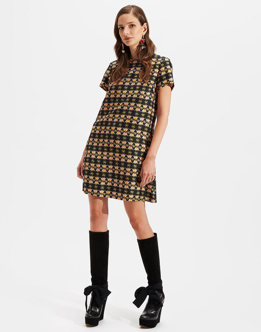 Mini Swing Dress La DoubleJ: Bacetto Mini Swing Dress LaDoubleJ: Bacetto DRE0963SIL006
