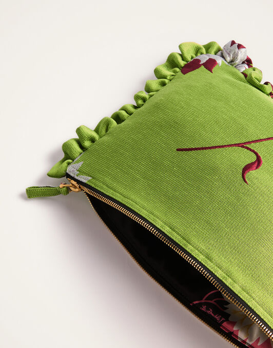 Hand Pochette La DoubleJ: Derby Lime BAG0059JCQ108