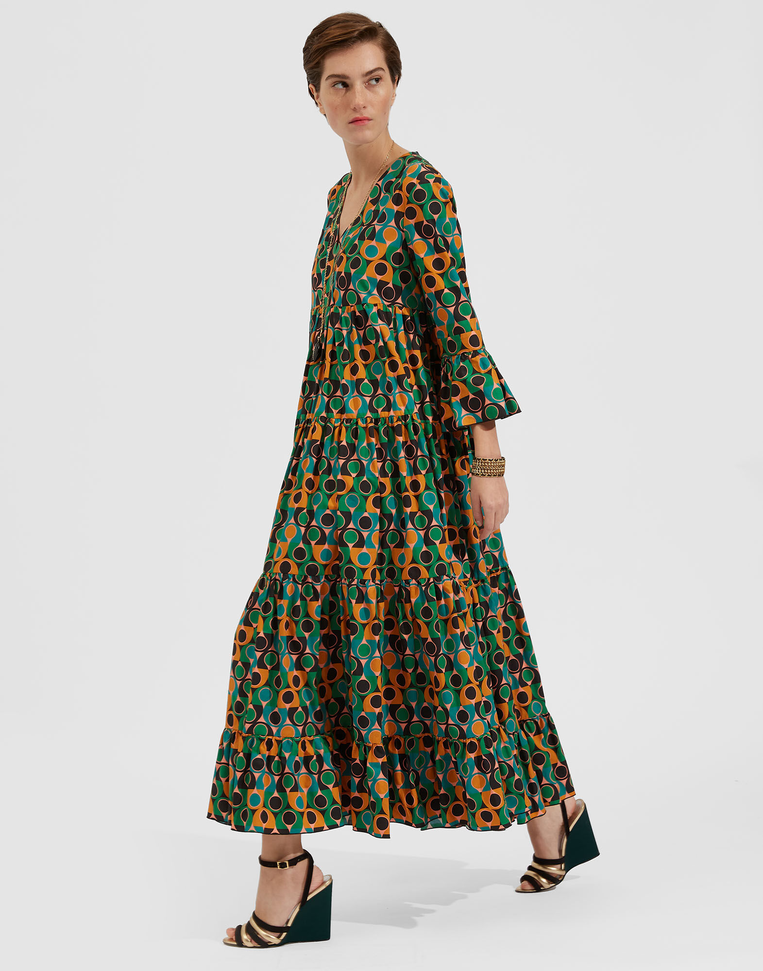 Jennifer Jane Dress LaDoubleJ: Gumball Verde DRE0114COT001