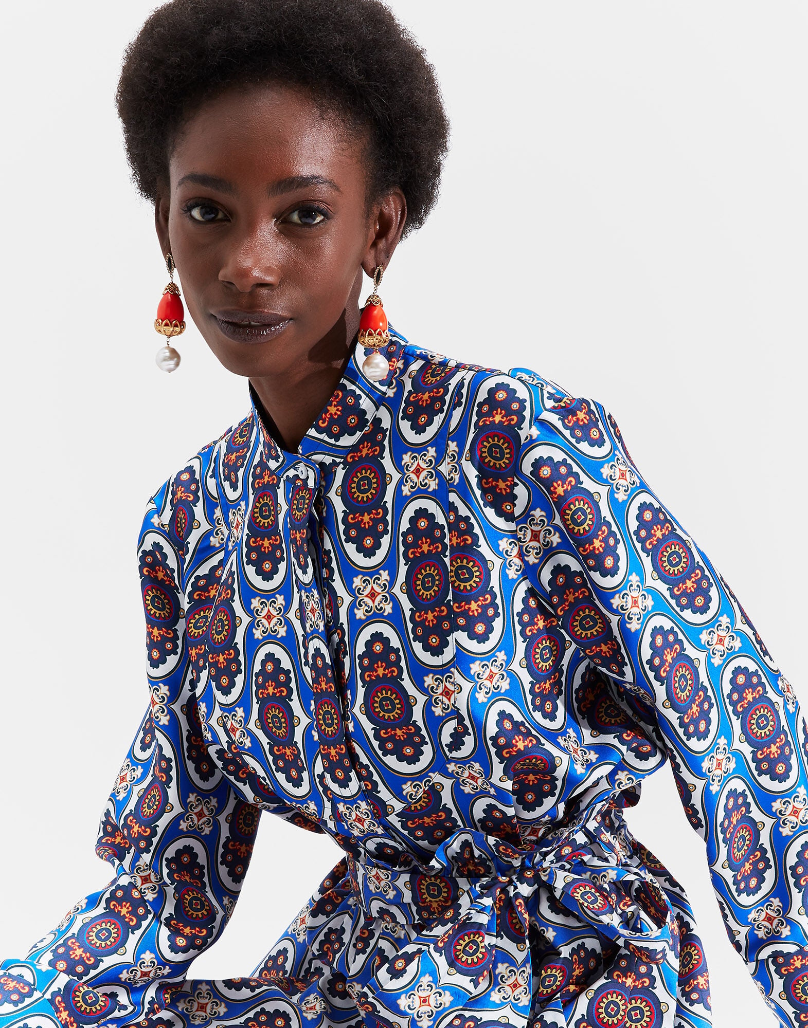 Portofino Shirt La DoubleJ: Amalfi Portofino Shirt LaDoubleJ: Amalfi SHI0046SIL001