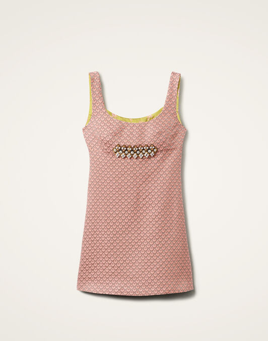 Ella Mini Dress La DoubleJ: Tulip Pale Pink DRE0774JCQ088