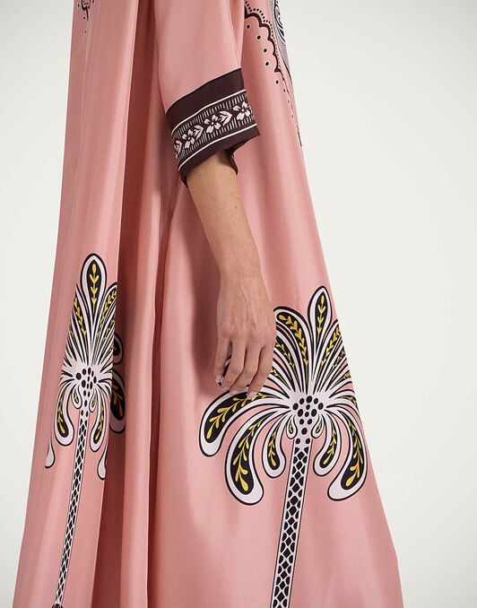 Muumuu Dress La DoubleJ: Mirage Placée Pink Muumuu Dress La DoubleJ: Mirage Placée Pink DRE0225SIL006