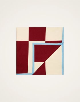 Large Tablecloth La DoubleJ: Contrada Bordeaux TBC0020COT073
