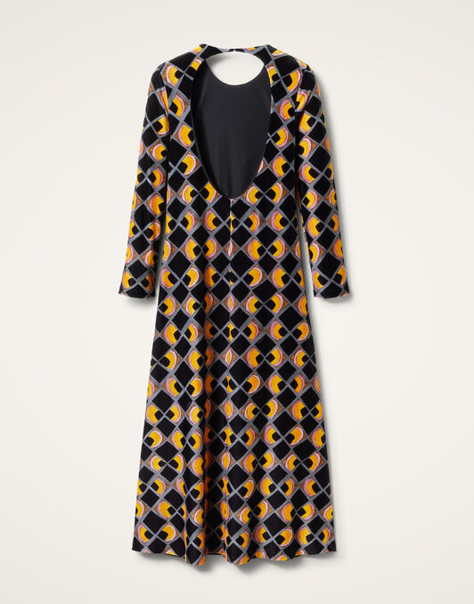 Swank Dress La DoubleJ: Half-Light Black DRE0206VEL006