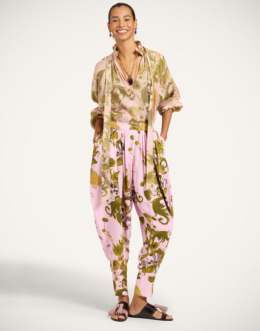 Harem Pants La DoubleJ: Coven Pink Harem Pants La DoubleJ: Coven Pink TRO0216VIS034