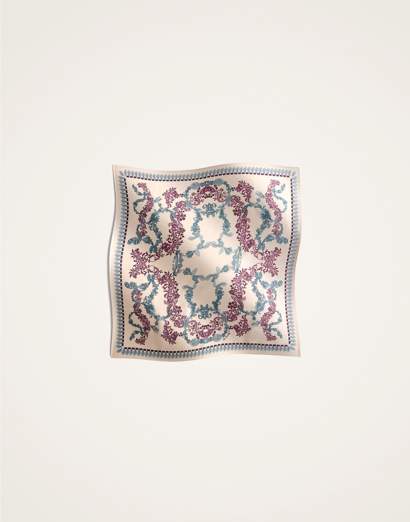 Foulard 45 La DoubleJ: Wispy Placée Ivory Foulard 45 La DoubleJ: Wispy Placée Ivory SCA0065SIL006
