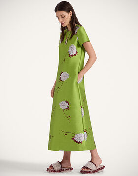 Swing Dress La DoubleJ: Derby Lime DRE0001JCQ108