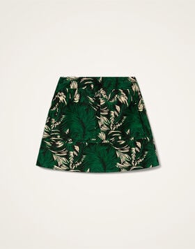 Short Skirt La DoubleJ: Quill Green SKI0027VEL001