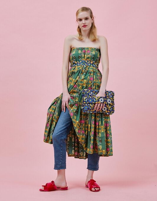 Big Skirt La DoubleJ: Stella Alpina Verde Big Skirt LaDoubleJ: Stella Alpina Verde SKI0001COT001