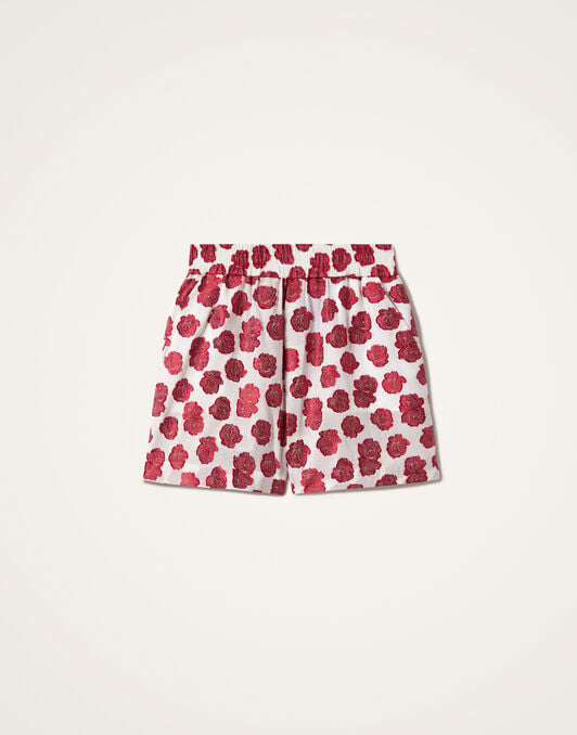 Pull-Up Shorts La DoubleJ: Rose White Pull-Up Shorts La DoubleJ: Rose White TRO0204JER084