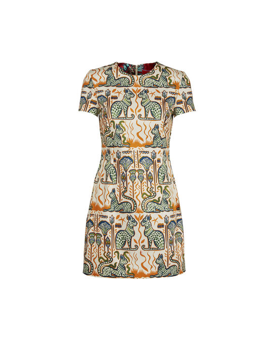 Tgif Short Sleeve Dress La DoubleJ: Bast Ivory DRE0586COT006