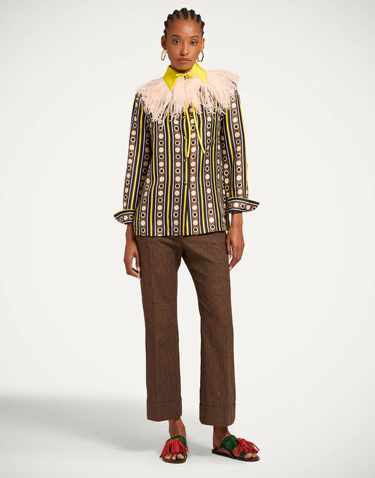 Hendrix Pants La DoubleJ: Solid Chocolate Hendrix Pants La DoubleJ: Solid Chocolate TRO0014COT005
