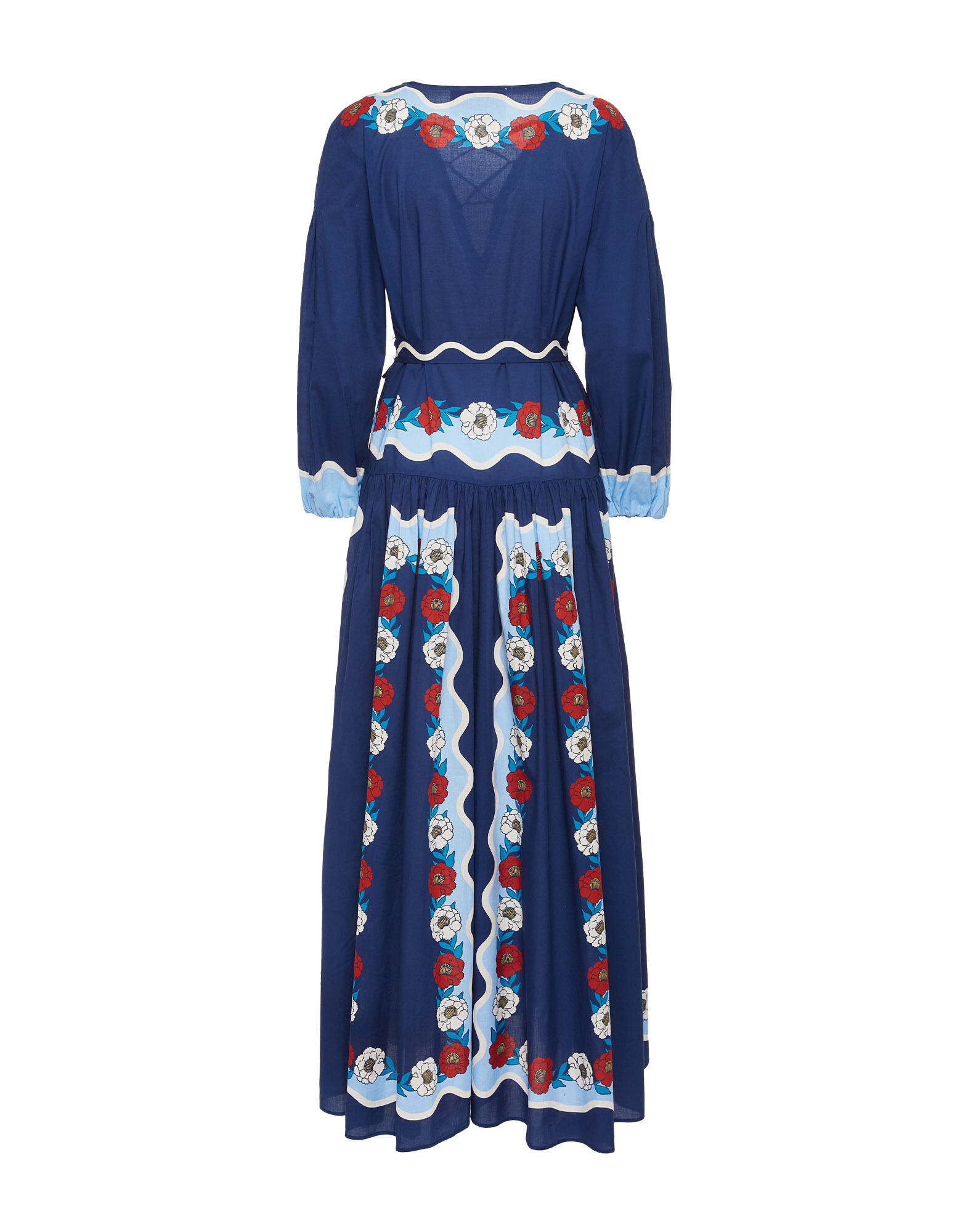 Viviana Dress La DoubleJ: Whitsun Placée Blue DRE0716COT056