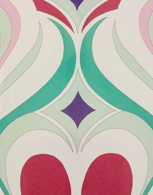 Fitted Shirt La DoubleJ: Macro Jive Ecru Fitted Shirt La DoubleJ: Macro Jive Ecru SHI0116JER027