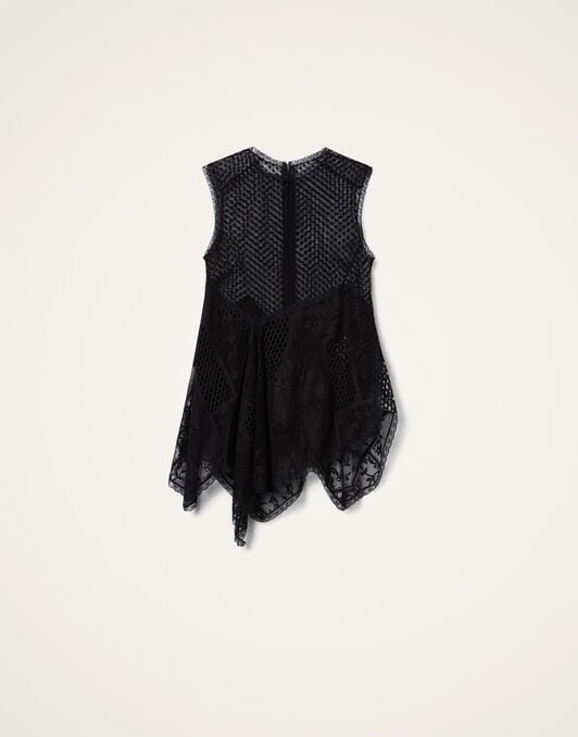 Aura Top La DoubleJ: Solid Black TOP0189LAC009