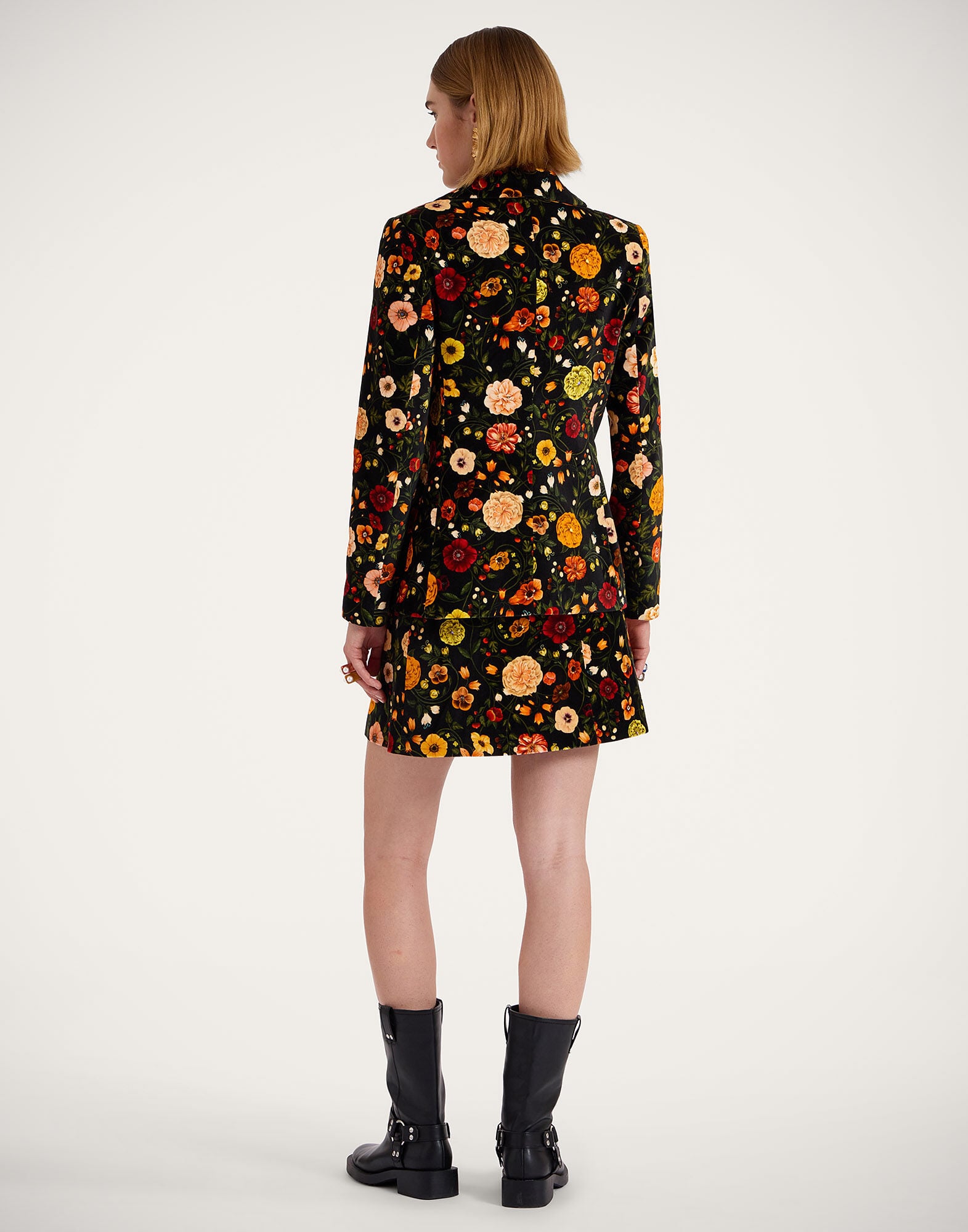 Short Skirt La DoubleJ: Botticelli Black SKI0027VEL001