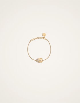 Khepri Bracelet La DoubleJ: 24K Gold Plate & Rhinestone BAC0017BRA009