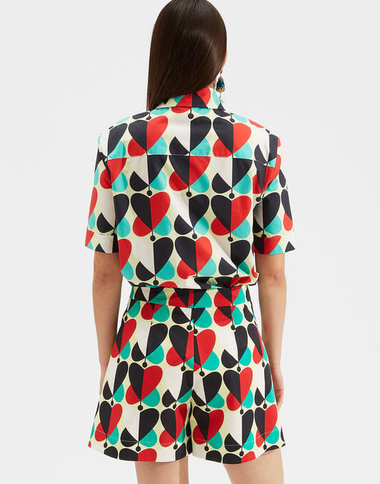Clerk Shirt La DoubleJ: Farfalle Rosso Clerk Shirt LaDoubleJ: Farfalle Rosso SHI0020COT020