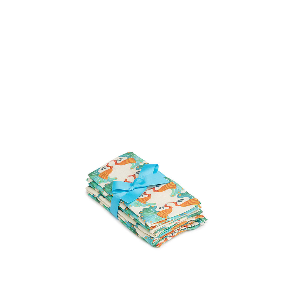 LARGE NAPKINS SET OF 6 (45x45) La DoubleJ: KISSERS NAP0002LIN001
