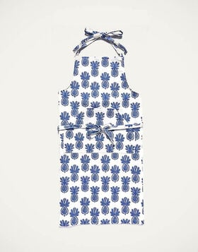 Apron La DoubleJ: Pineapple Blu APR0001COT018