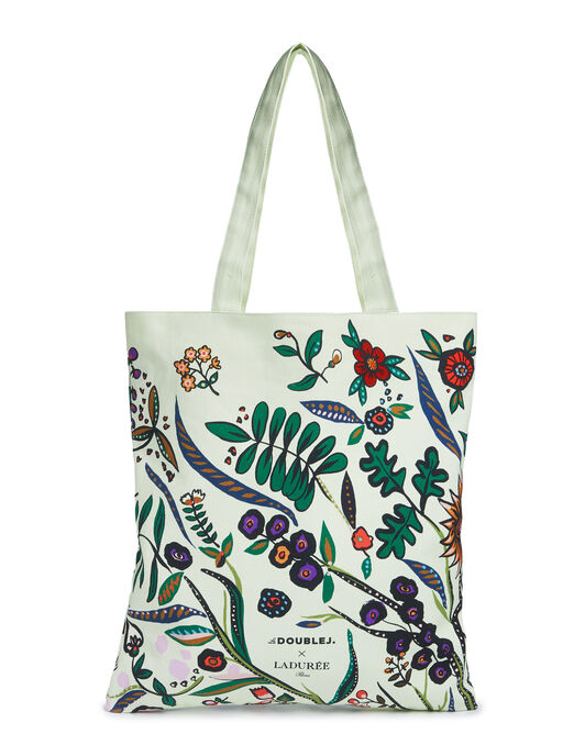 Goodie Tote Bag La DoubleJ: Tree Of Life Verde BAG0026COT023