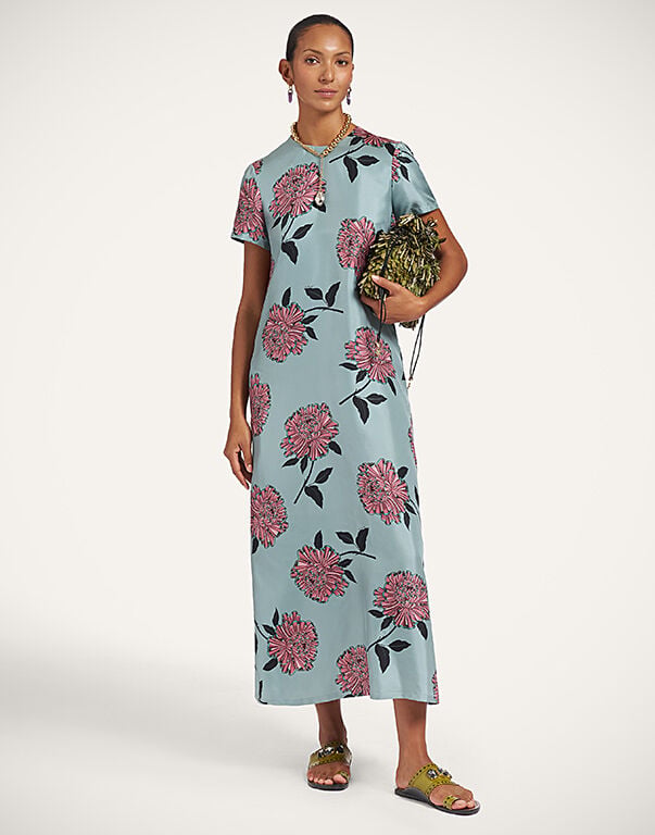 Swing Dress La DoubleJ: Feria Light Blue Swing Dress La DoubleJ: Feria Light Blue DRE0001SIL001