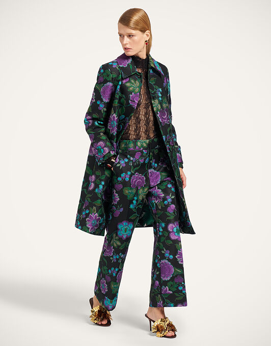 Precious Coat La DoubleJ: Botanical Black JAC0122JCQ144