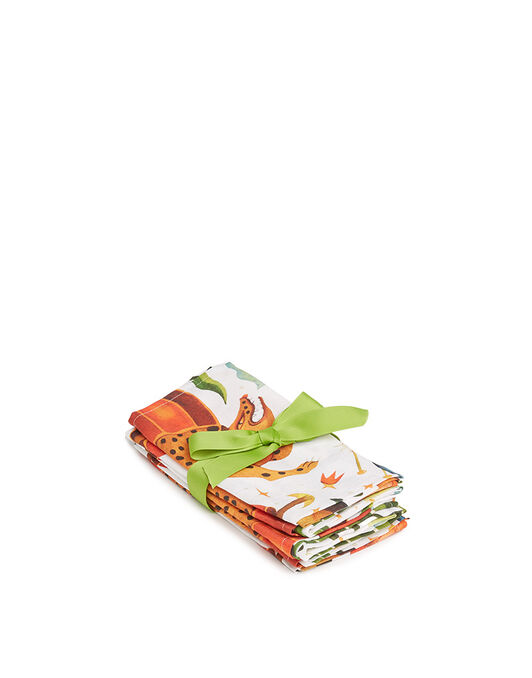 LARGE NAPKINS SET OF 6 (45x45) La DoubleJ: JUNGLE BOOK NAP0002LIN001