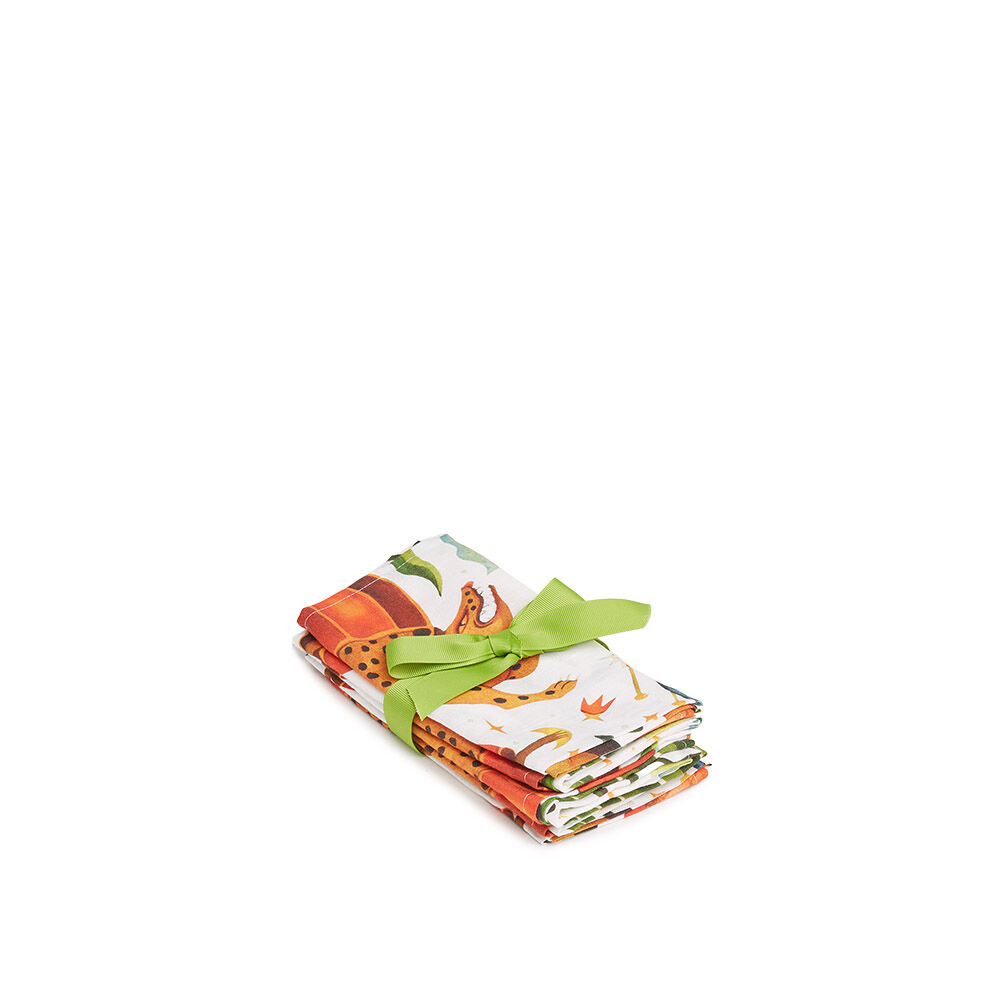 LARGE NAPKINS SET OF 6 (45x45) La DoubleJ: JUNGLE BOOK NAP0002LIN001