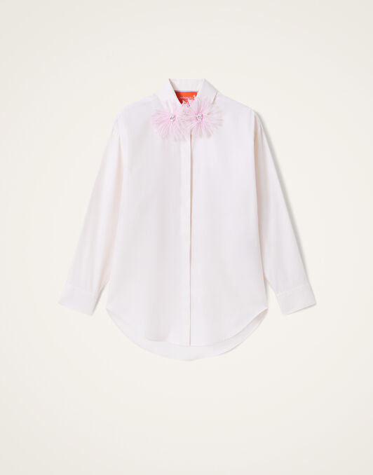 Long Sleeves Club Shirt La DoubleJ: Solid Ecru SHI0180COT100