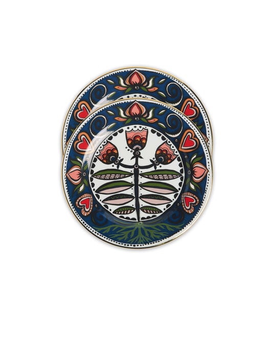 Dessert Plate Set of 2 La DoubleJ: Seed Of Life DIS0039CER001