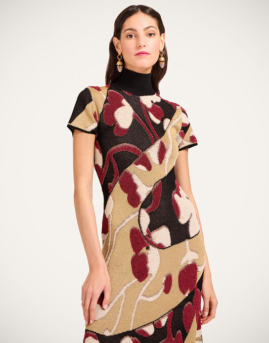 Herald Long Dress La DoubleJ: Multicolor Gold Herald Long Dress La DoubleJ: Multicolor Gold DRE0993KNI185