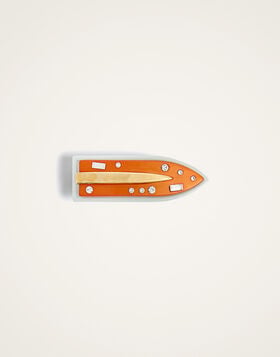 Jazzy Salon Clip La DoubleJ: Solid Orange CLI0001POL008
