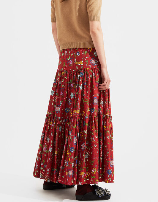 Big Skirt LaDoubleJ: Babe Bordeaux SKI0001COT020
