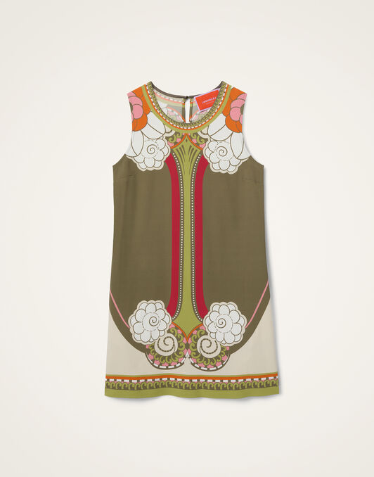 Stretch Tunic La DoubleJ: Ambrosia Placée Green Stretch Tunic La DoubleJ: Ambrosia Placée Green DRE0758VIS011