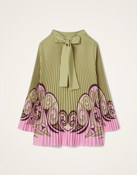 Twirling Tunic La DoubleJ: Kells Swirl Placée Green DRE1115CHF007