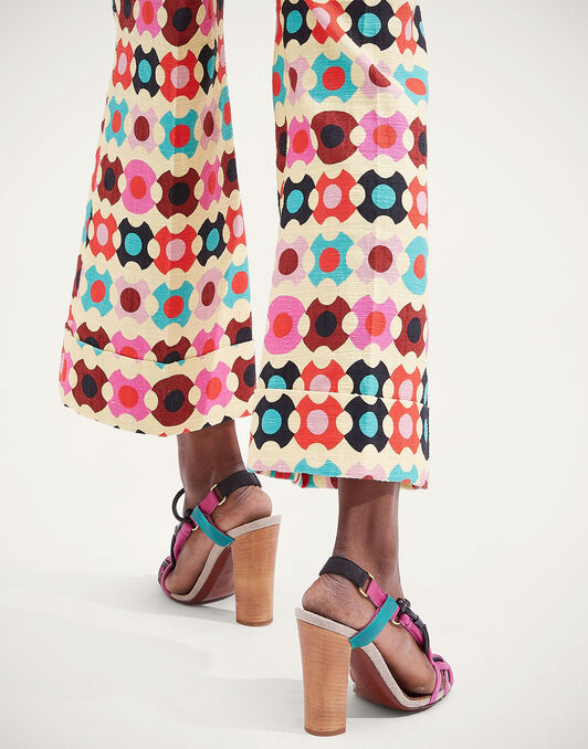 Hendrix Pants La DoubleJ: Groovy Dot Giallo ldj-babe-sonya-woodros
